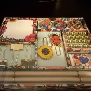 Rifle Paper Co. Floral Desk Set (Tackle Box)